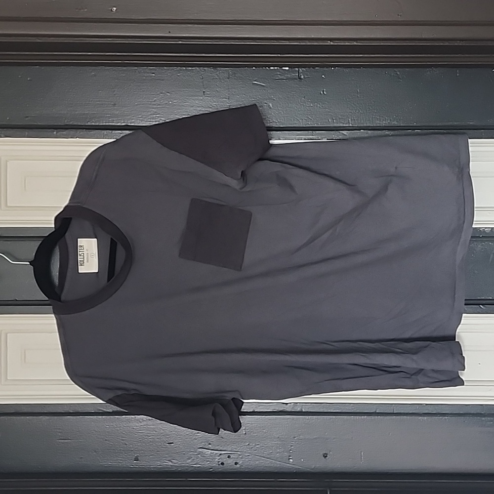 Hollister Oversized Colorblock Pocket Tee